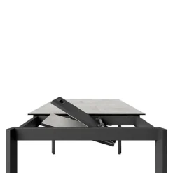 Cancio Zenit Table en céramiqueextensible avec pieds en métal* Table De Salle à Manger