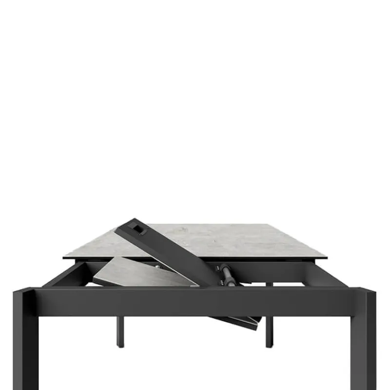 Cancio Zenit Table en céramiqueextensible avec pieds en métal* Table De Salle à Manger