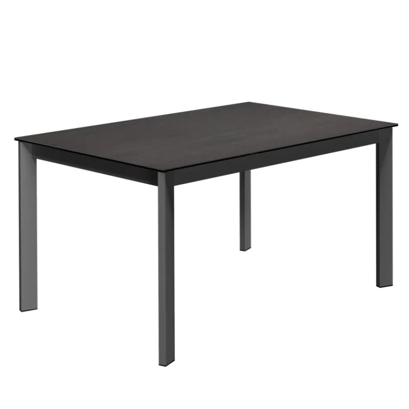 Cancio Zenit Table rectangulaire céramique avec pieds métal* Table De Salle à Manger