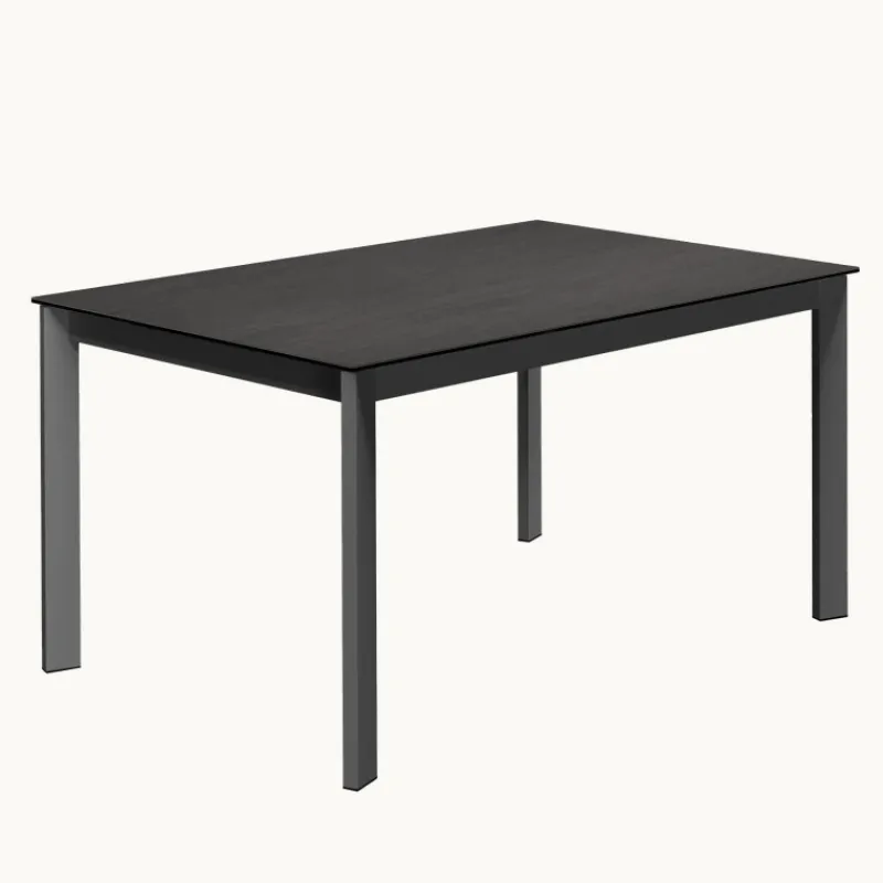 Cancio Zenit Table rectangulaire céramique avec pieds métal* Table De Salle à Manger