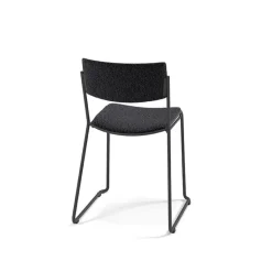 Perfecta Zoom Chaise de salle à manger épurée en tissu pieds en traîneau* Chaise De Salle à Manger