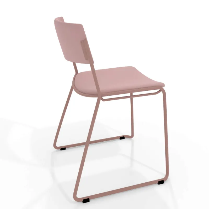 Perfecta Zoom Chaise moderne en simili avec pieds traîneau* Chaise De Cuisine|Chaise De Salle à Manger