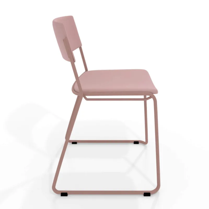 Perfecta Zoom Chaise moderne en simili avec pieds traîneau* Chaise De Cuisine|Chaise De Salle à Manger