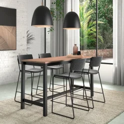 Perfecta Zoom Tabouret snack moderne en tissu pieds traîneau* Tabouret Snack (assise +/- 65 Cm)|Tabouret De Bar (assise +/- 80 Cm)