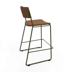 Perfecta Zoom Tabouret snack moderne en simili avec pieds en traîneau* Tabouret Snack (assise +/- 65 Cm)