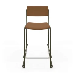 Perfecta Zoom Tabouret snack moderne en simili avec pieds en traîneau* Tabouret Snack (assise +/- 65 Cm)